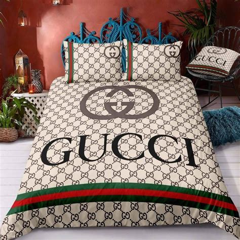 fake gucci bed sheets|designer bed sheets gucci.